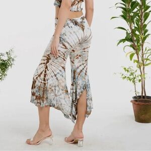 Kathmandu Funky Legs Tie-Dye Wide-Leg Pants NEW NWT